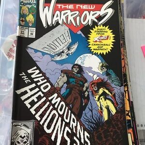 The New Warriors #31 Comic Book - Who Mourns the Hellions? (Black Cover)
